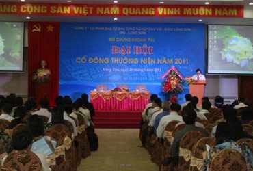 Đại hội Cổ đông thường niên Công ty CP Đầu tư KCN Dầu khí – IDICO Long Sơn năm 2011